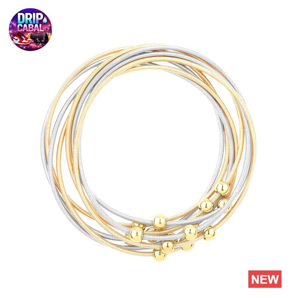 Guitar String Stretch Bracelet Stackable Boho Music Lover Statement Bangle